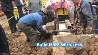 Mała maszyna do produkcji cegieł do produkcji materiałów budowlanych