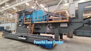 Mocna hydrauliczna kruszarka stożkowa dla budownictwa