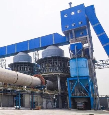 Active Lime Rotary Kiln Metallurgy Machine With 1350/1250 ℃ Burning Temperature