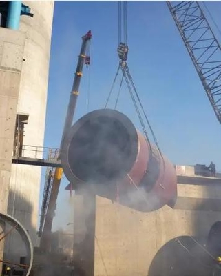 Active Lime Production Activated Limestone Rotary Kiln 55 - 315 KW