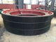 Oem Customer Forging Steel Cement Plant Large Ring Gear Ball Mill Girth Gear