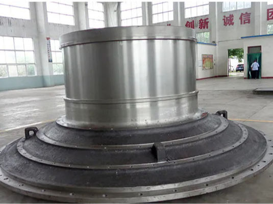 Cast Steel Ball Mill End Cover With Large R Rounded Corners CITIC HIC Machine Parts
