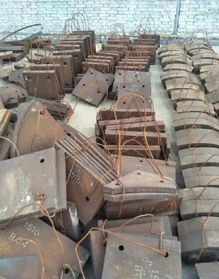 High Impact Wear-Resistant High Manganese Steel Mill Liner For Mining And Metallurgy