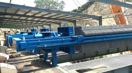 Stable Operation Manual Pull Plate Hydraulic Recessed Filter Press