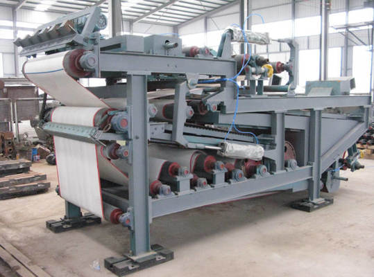 High-Efficiency Three Filter Belt Type Concentrated Filter Press