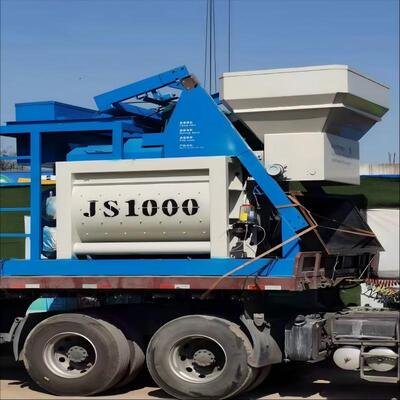 JS Mobile Forced Mixing Plant 20 to 180m3/h Output Cement Plant Equipments China Supplier