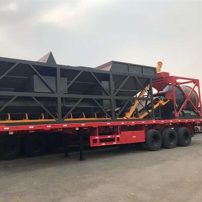 Complete Mobile Concrete Production Line JZM Series Drum Mixing Plant Cement Plant Equipments For Road Building