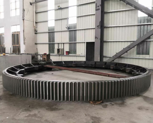 Forging Steel Large Dia 16000mm Rotary Kiln Girth Gear for cement plant