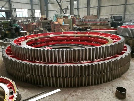 Casting Steel 10 Module ASTM Ball Mill Girth Gear and rotary kiln girth gear factory price