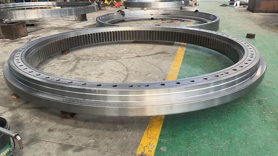 Double Row Thrust Ball 42CrMo Slewing Ring Bearing And Stacker Bearing