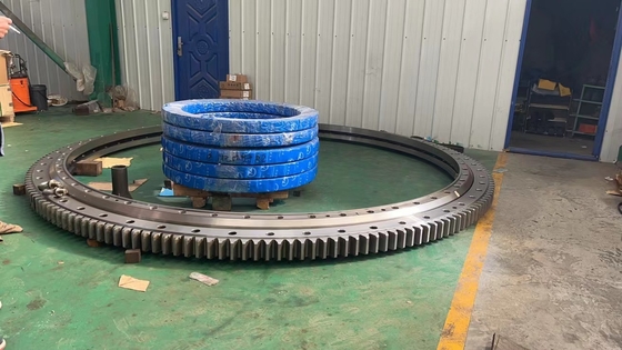 Double Row Thrust Ball 42CrMo Slewing Ring Bearing And Stacker Bearing