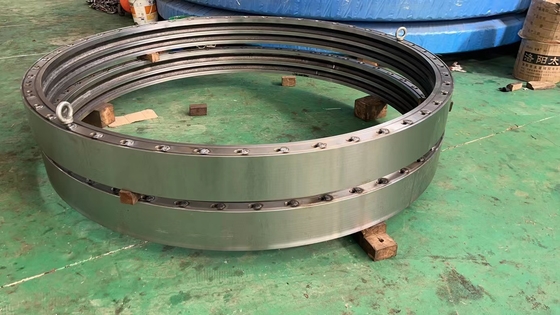 Double Row Thrust Ball 42CrMo Slewing Ring Bearing And Stacker Bearing