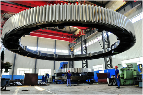 Alloy Cast Steel Ball Mill Ring Gear For Mining Cement