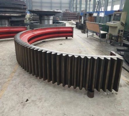 Części urządzeń górniczych z przekładnią obwodową młyna ZG45 i zębatkami