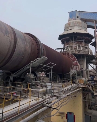 Najwyższa wydajność Wielkie piece wapniowe Cement Clinker Production Line Φ3.2/3.4×60m 400t D