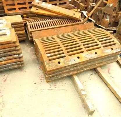 Wkładki kruszarki ze stali wysokomanganowej do maszyn górniczych