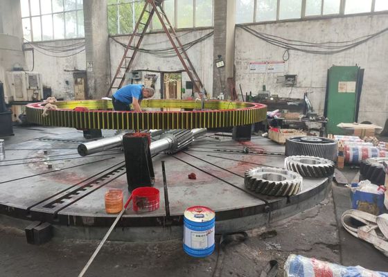 Pieczarnia obrotowa i kołnierz kołowy Zębatki Duża zdolność nośna Stabilna eksploatacja