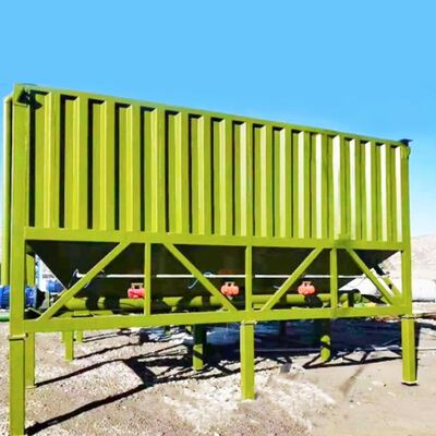 Sprzęt instalacji cementowych Zbiornik horyzontalny 50T-150T Silon horyzontalny dla betonowych zakładów bateryjnych Projekt wydobywczy Przechowywanie proszku
