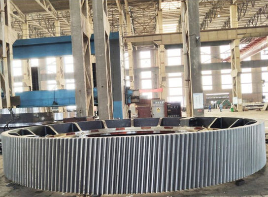 42CrMo Steel 16000mm Duże koło zębate do cementowni i obrotowego pieca obwodowego