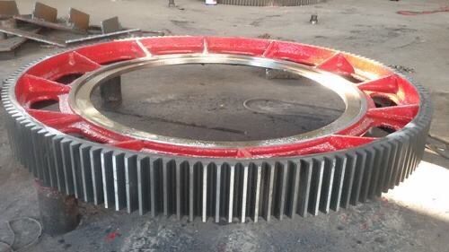 10 Moduł 16000mm Koło zębate młyna do obrotowego pieca i młyna zębatego cena fabryczna