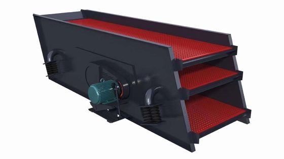 Wydajność 15 ~ 1300 T / H Liniowe wibrujące sito do gliny